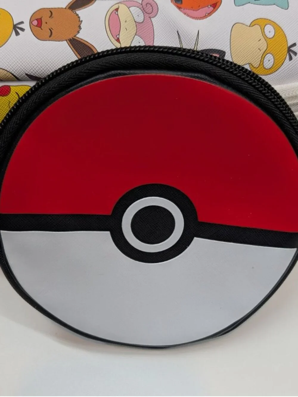 Pokemon Character Mini Backpack Purse w/ Pokeball Coin Purse White EUC - Picture 5 of 12